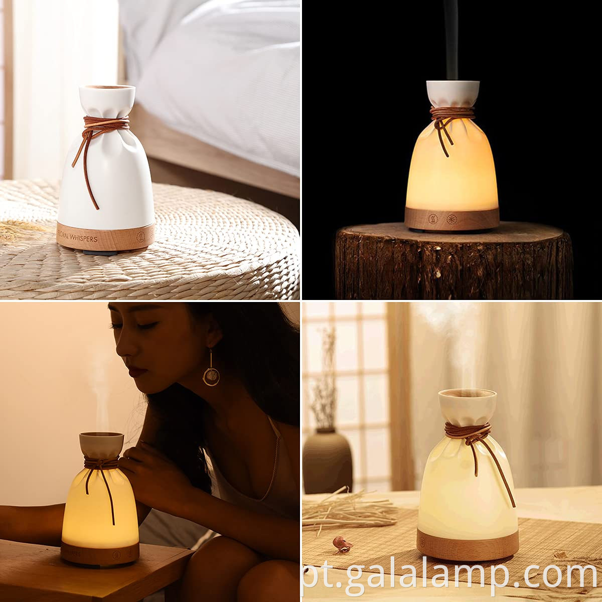 Fabric-Wrap Humidifier Night Light